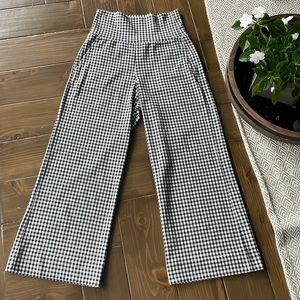 CAbi Bombshell Gingham Crop Pants